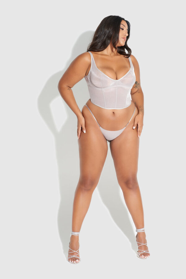 Pia Mesh Slider Side Bikini - Image 5