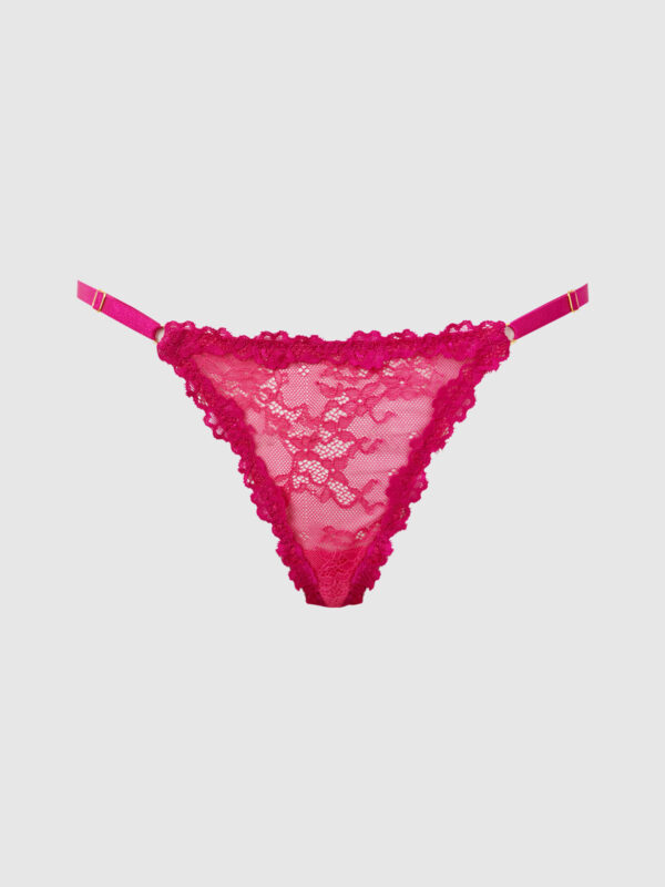 Pia Lace Side Slider Thong - Image 6