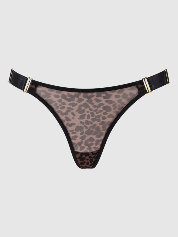 Pia Elastic Side Mesh Thong - Image 8