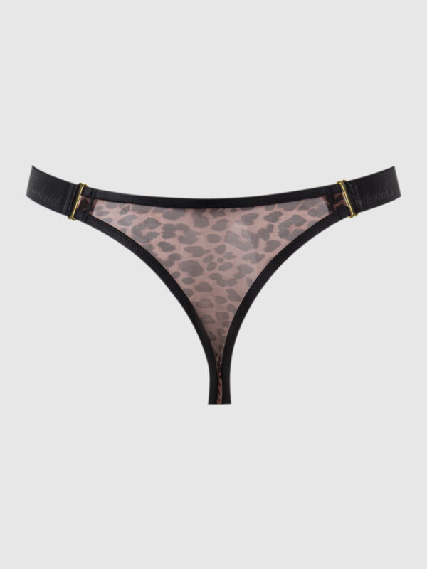 Pia Elastic Side Mesh Thong - Image 9