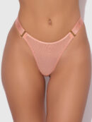 Pia Elastic Side Mesh Thong