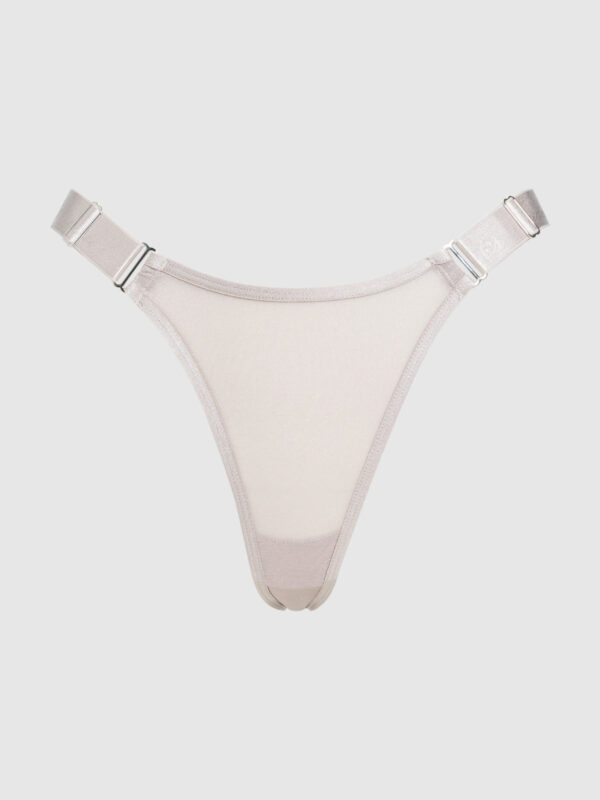 Pia Elastic Side Mesh Thong - Image 10
