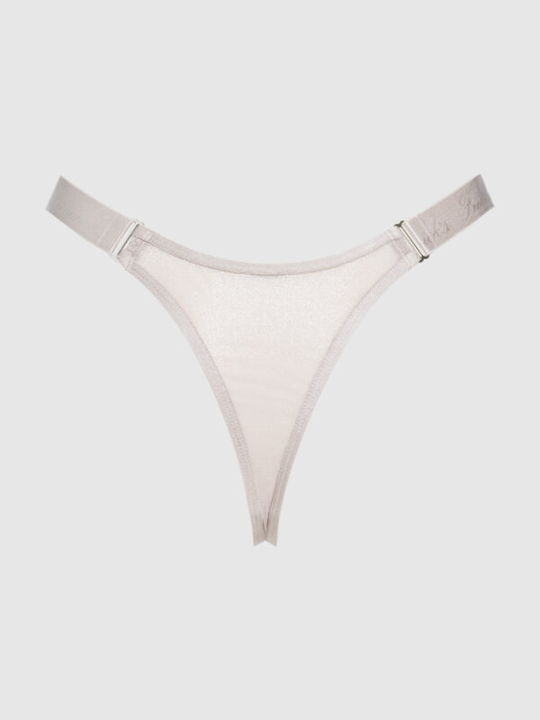Pia Elastic Side Mesh Thong - Image 9