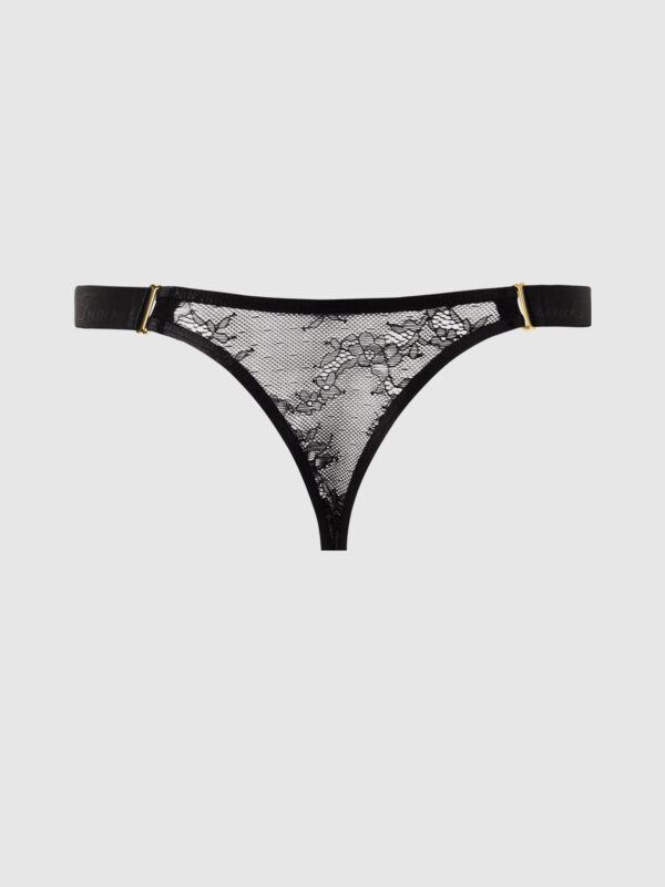 Pia Lace Elastic Side Thong - Image 10