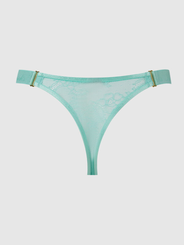Pia Lace Elastic Side Thong - Image 9