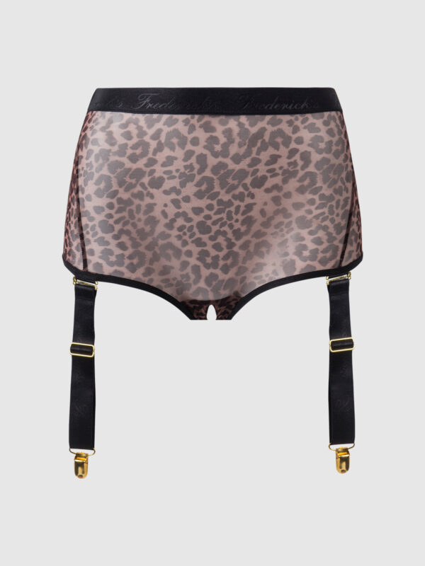 Pia Mesh Cutout & High-Waist Garter Panty - Image 6