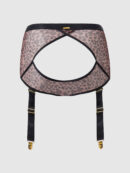 Pia Mesh Cutout & High-Waist Garter Panty