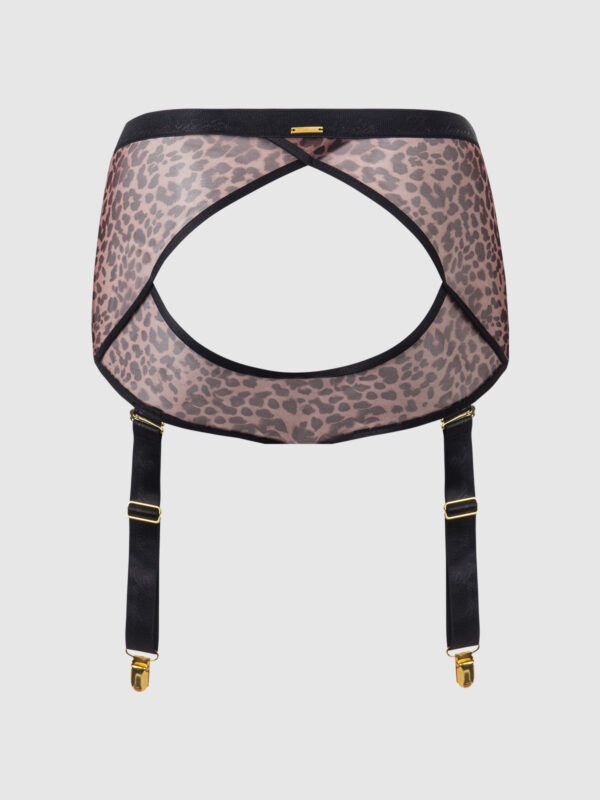 Pia Mesh Cutout & High-Waist Garter Panty - Image 7