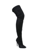 Gisele Stretchy Overknee Heeled Boots