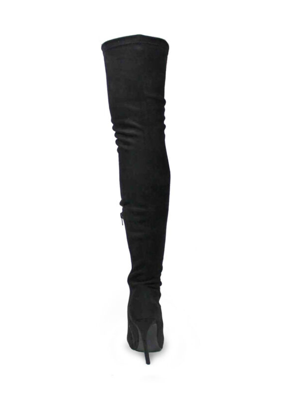 Gisele Stretchy Overknee Heeled Boots - Image 4