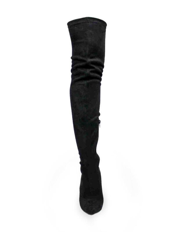 Gisele Stretchy Overknee Heeled Boots - Image 3