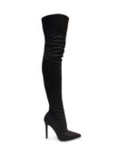 Gisele Stretchy Overknee Heeled Boots