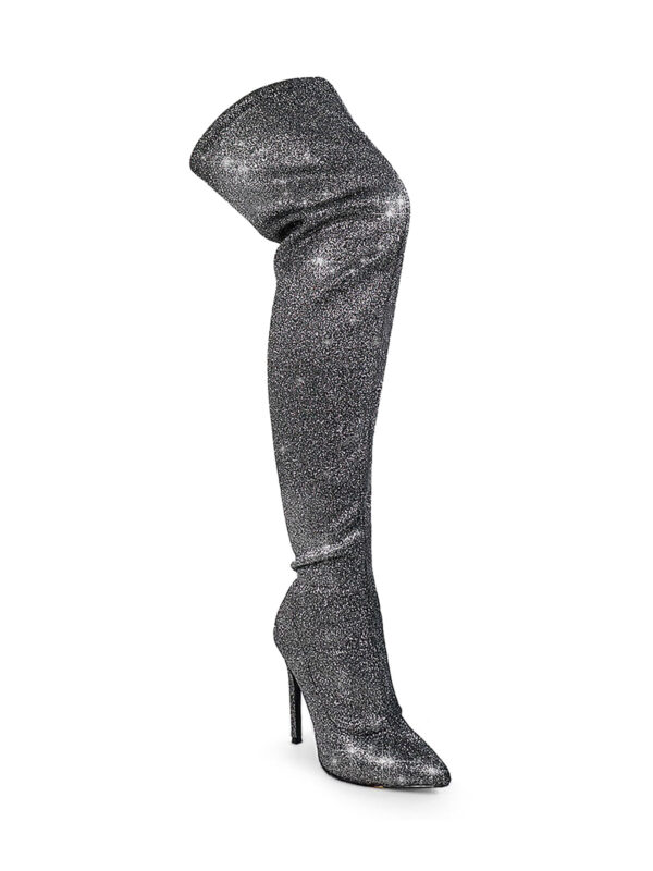 Gisele Stretchy Overknee Heeled Boots