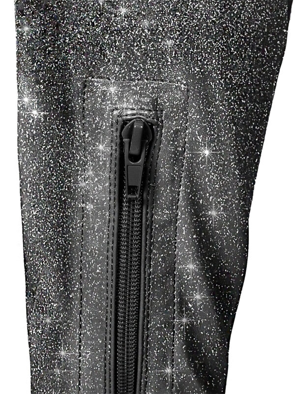 Gisele Stretchy Overknee Heeled Boots - Image 2