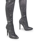 Gisele Stretchy Overknee Heeled Boots