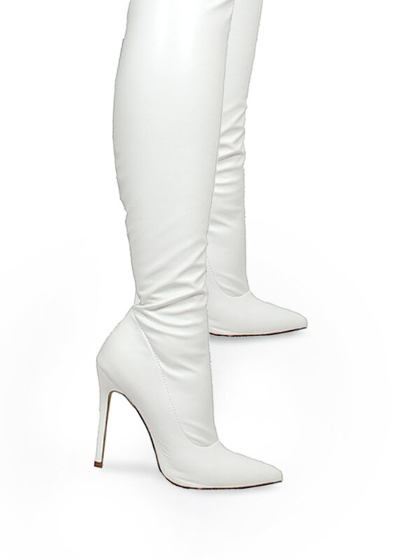 Gisele Stretchy Overknee Heeled Boots - Image 5