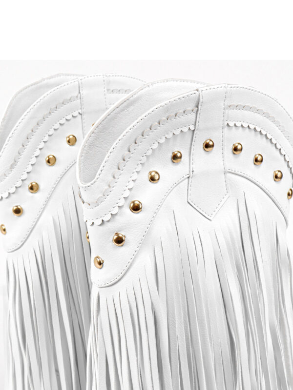Lizzy Stud Fringe Bootie - Image 2