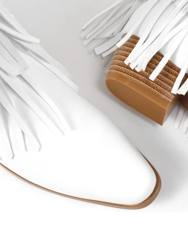 Lizzy Stud Fringe Bootie - Image 3