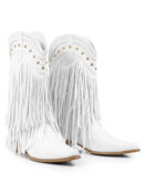 Lizzy Stud Fringe Bootie