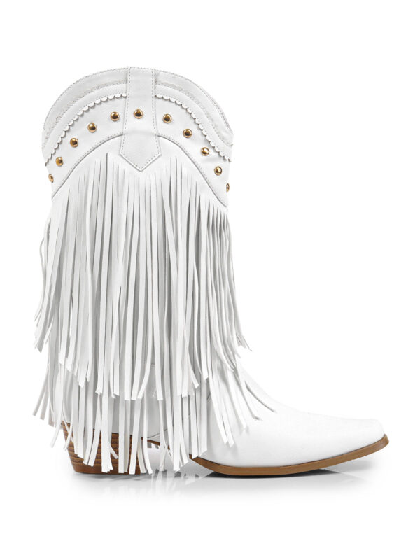 Lizzy Stud Fringe Bootie - Image 5