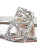 Lucy Rhinestone Flat Sandal