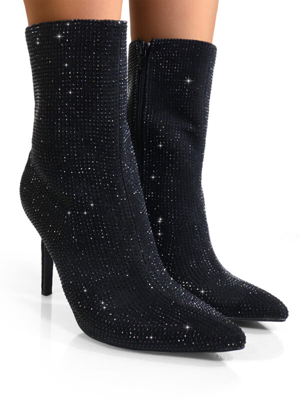 Nadia Rhinestone Booties - Image 4