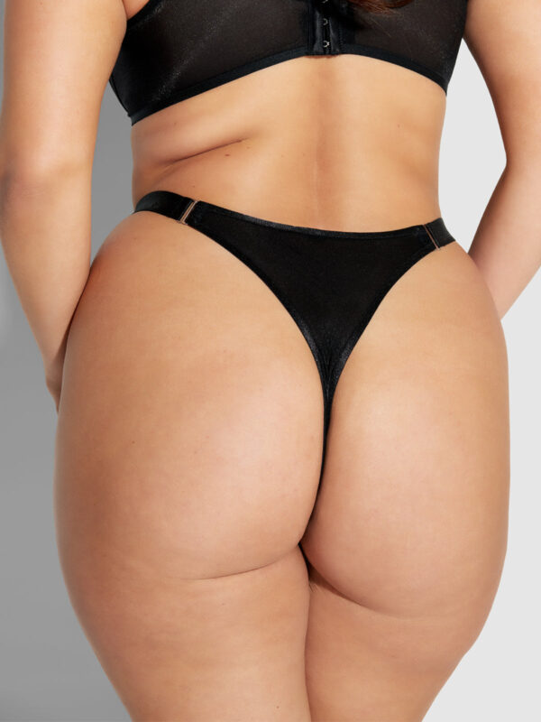 Pia Elastic Side Mesh Thong - Image 8