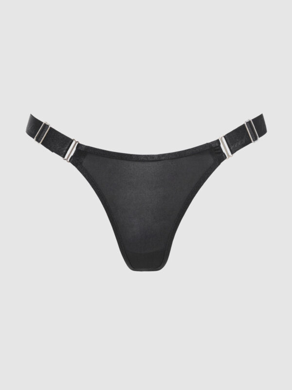 Pia Elastic Side Mesh Thong - Image 10